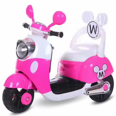 2023 Style Elektrische kindermotorfiets Rijd op auto met drie wielen en PP-plastic