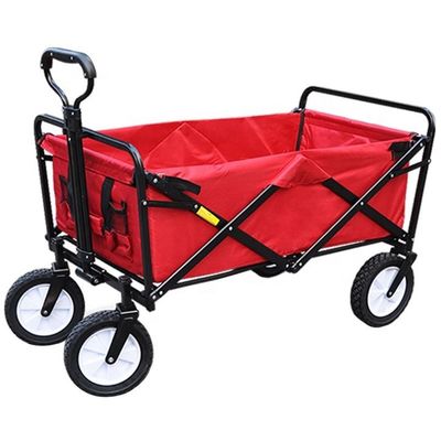 Staalbuis 25*10*0.7CM Draagbare strandtrollie voor buitentuin verhuizing nut kinderen