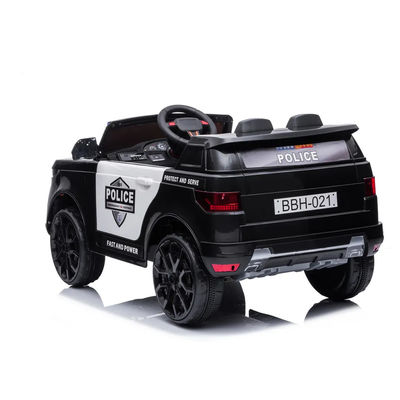 PP plastic type Politie auto Kinders speelgoed Rijden auto met 12V elektrische afstandsbediening