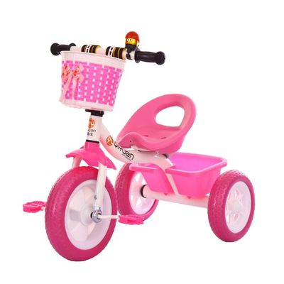 3 wielen driewieler kinderen fiets met pedaal voor baby's 2-6 jaar geschikt