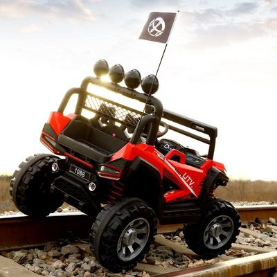 CE GCC gecertificeerd 12V Electric UTV Kids Ride On Car met afstandsbediening en twee zitplaatsen 163pcs