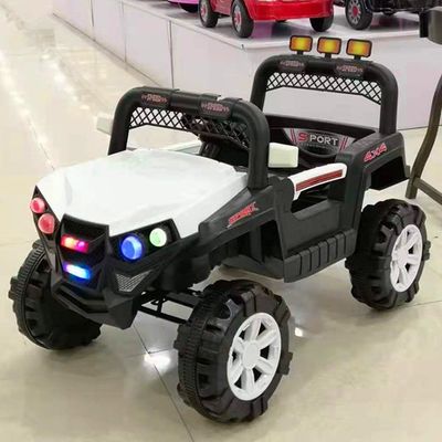 MP3-aansluiting en afstandsbediening 2 zitplaatsen rijden op SUV speelgoed voor kinderen 12v batterij elektrische auto